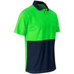 Inspector Two-Tone Hi-Viz Golf Shirt custom branded with your logo