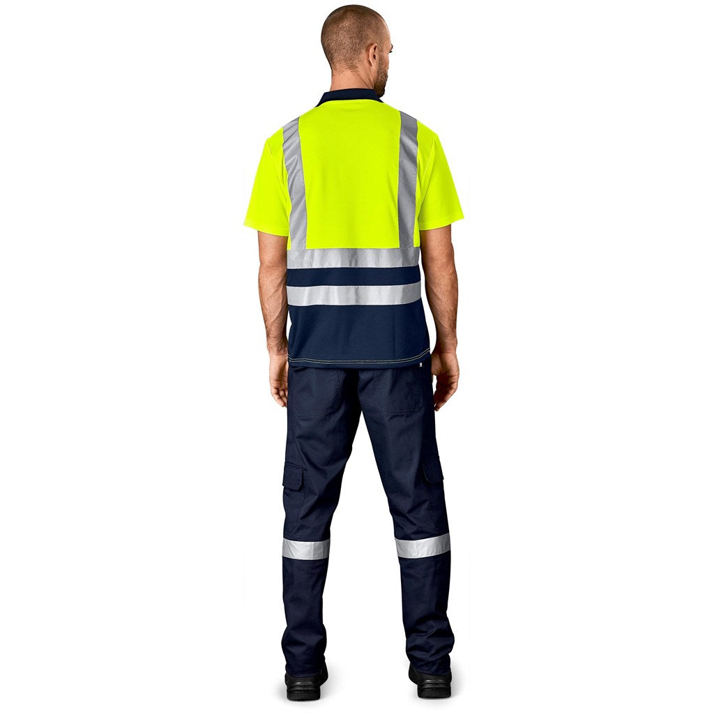 Surveyor Two-Tone Hi-Viz Reflective Golf Shirt — Print Fast Express