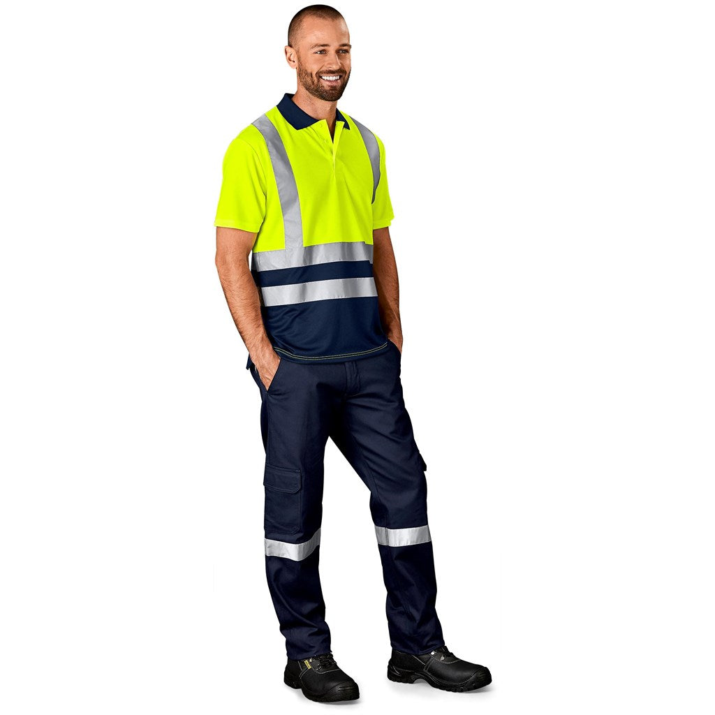 Surveyor Two-Tone Hi-Viz Reflective Golf Shirt — Print Fast Express