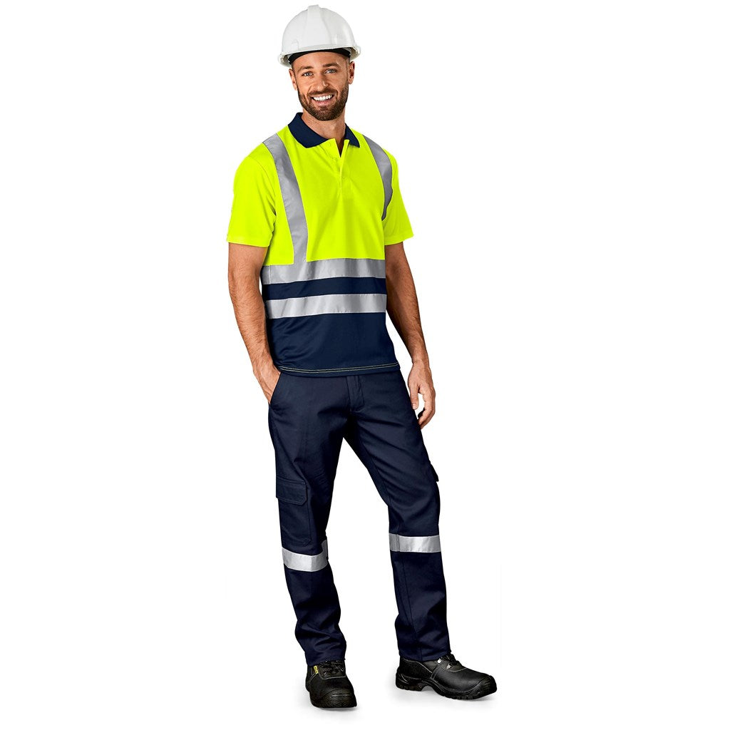 Surveyor Two-Tone Hi-Viz Reflective Golf Shirt — Print Fast Express