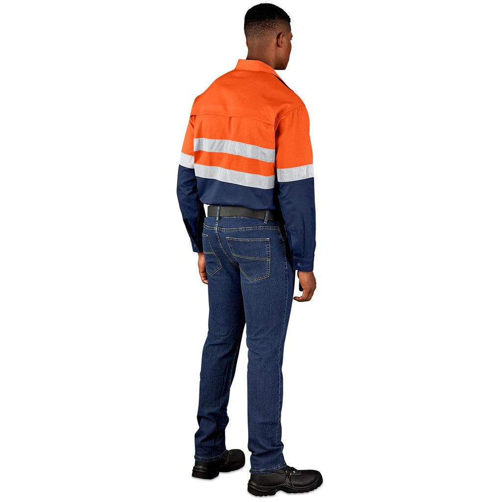 Access Vented Two-Tone Reflective Work Shirt - Print Fast Express