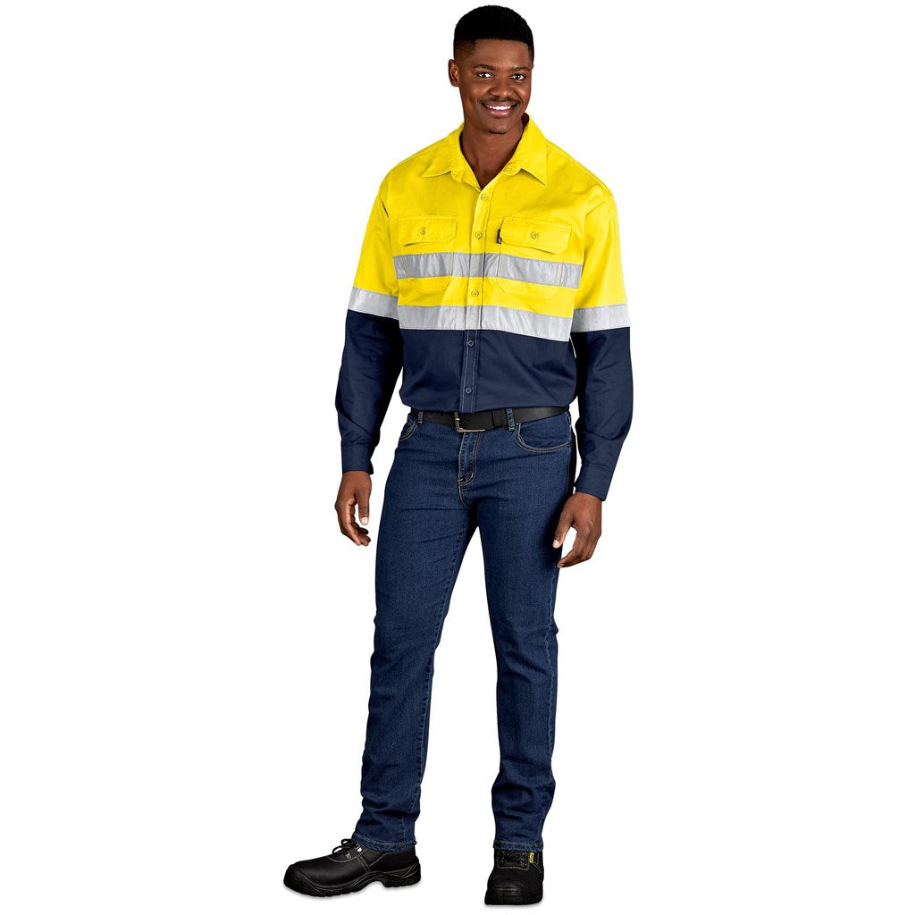 Access Vented Two-Tone Reflective Work Shirt — Print Fast Express