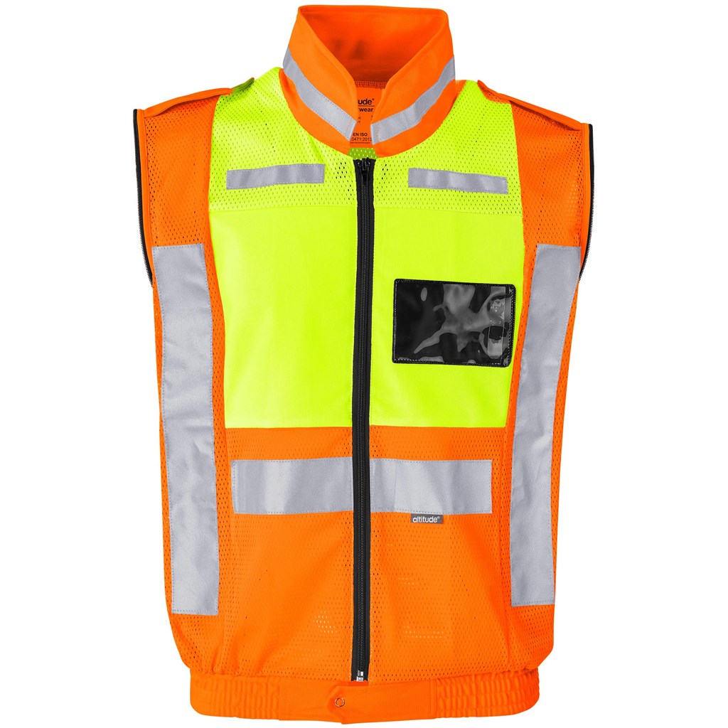 Metro Two-Tone Hi-Viz Reflective Zip-Off Jacket - Print Fast Express