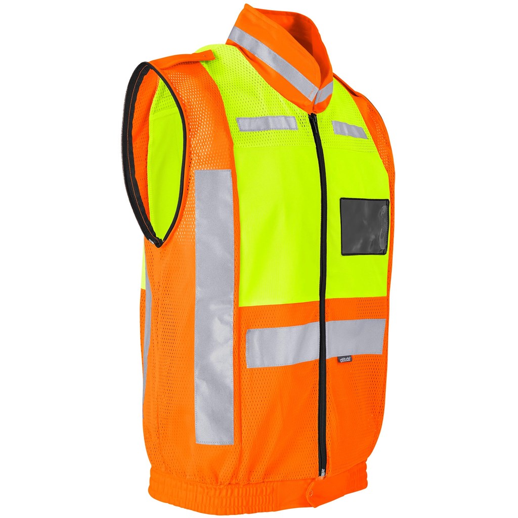 Metro Two-Tone Hi-Viz Reflective Zip-Off Jacket — Print Fast Express