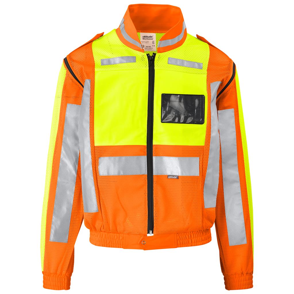 Metro Two-Tone Hi-Viz Reflective Zip-Off Jacket — Print Fast Express