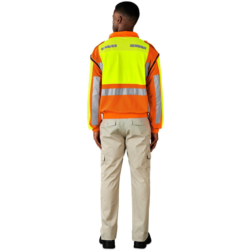 Metro Two-Tone Hi-Viz Reflective Zip-Off Jacket - Print Fast Express