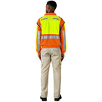 Metro Two-Tone Hi-Viz Reflective Zip-Off Jacket - Print Fast Express