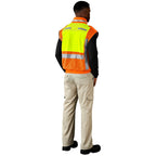 Metro Two-Tone Hi-Viz Reflective Zip-Off Jacket - Print Fast Express