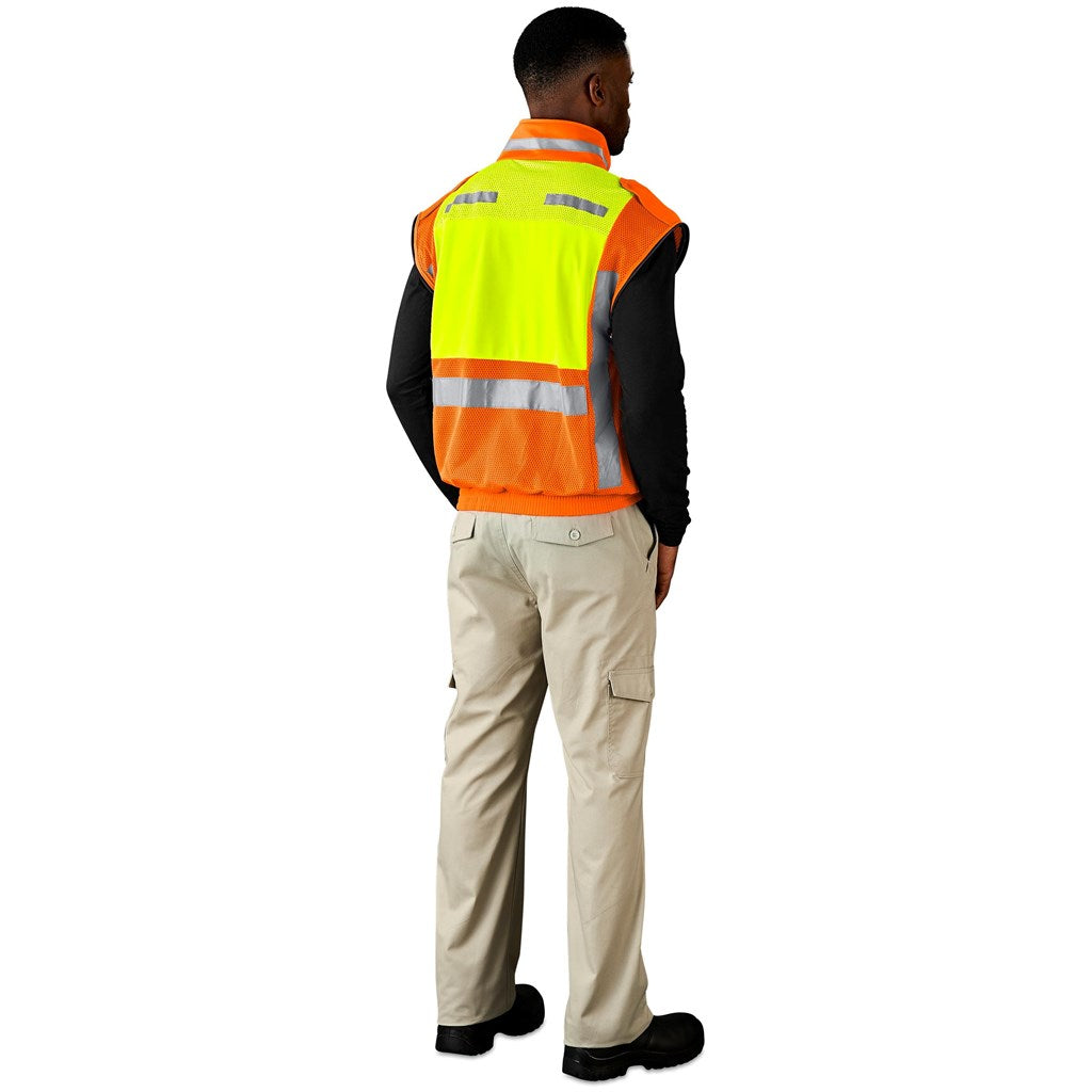 Metro Two-Tone Hi-Viz Reflective Zip-Off Jacket - Print Fast Express