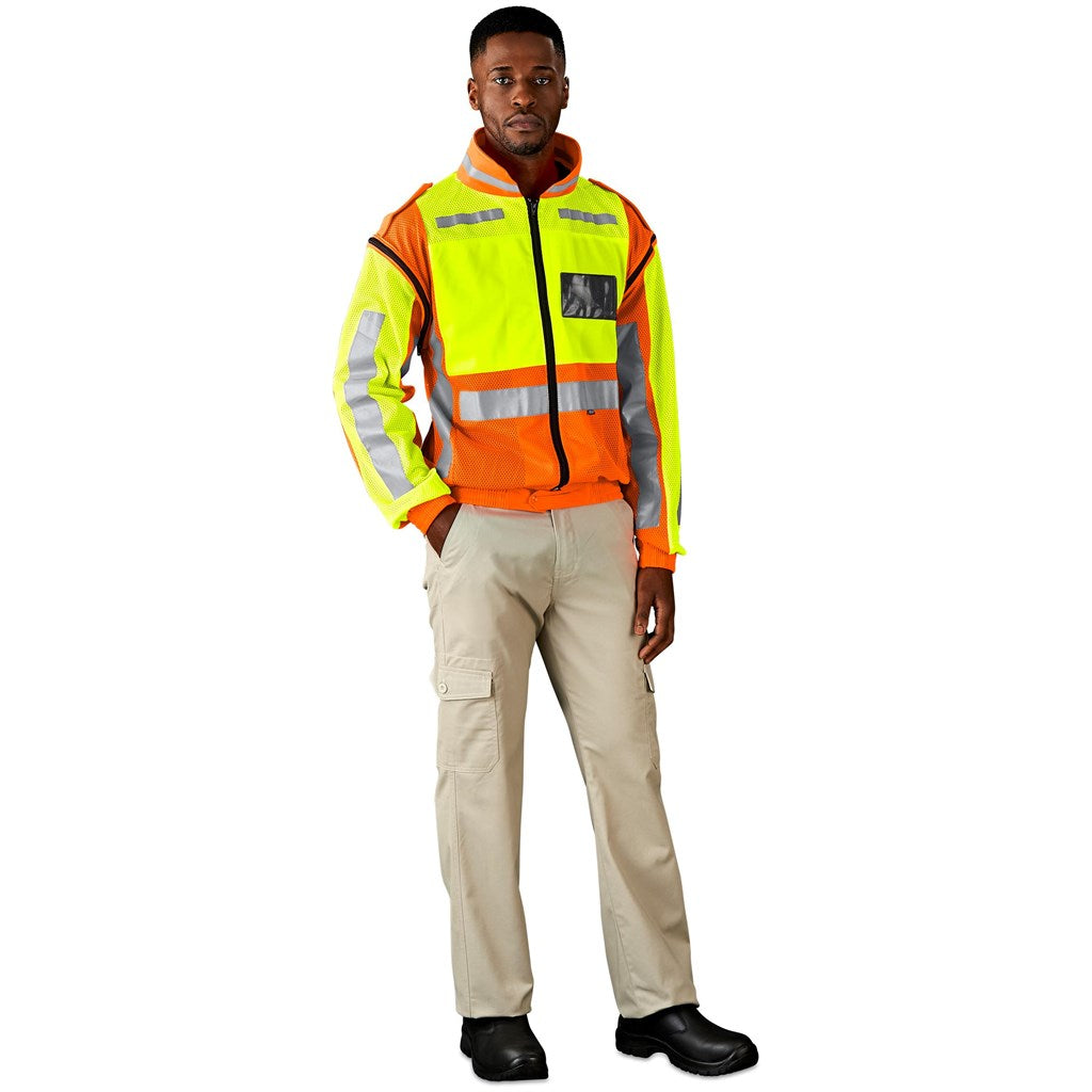 Metro Two-Tone Hi-Viz Reflective Zip-Off Jacket — Print Fast Express