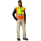 Metro Two-Tone Hi-Viz Reflective Zip-Off Jacket - Print Fast Express