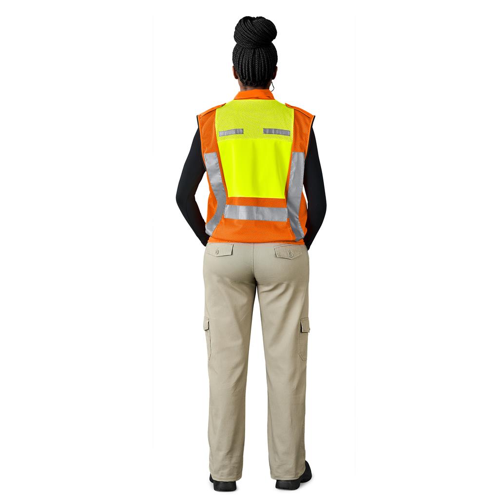 Metro Two-Tone Hi-Viz Reflective Zip-Off Jacket — Print Fast Express