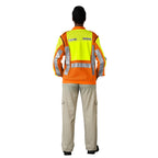 Metro Two-Tone Hi-Viz Reflective Zip-Off Jacket - Print Fast Express