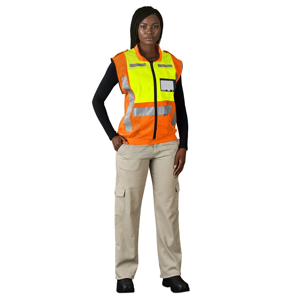 Metro Two-Tone Hi-Viz Reflective Zip-Off Jacket - Print Fast Express