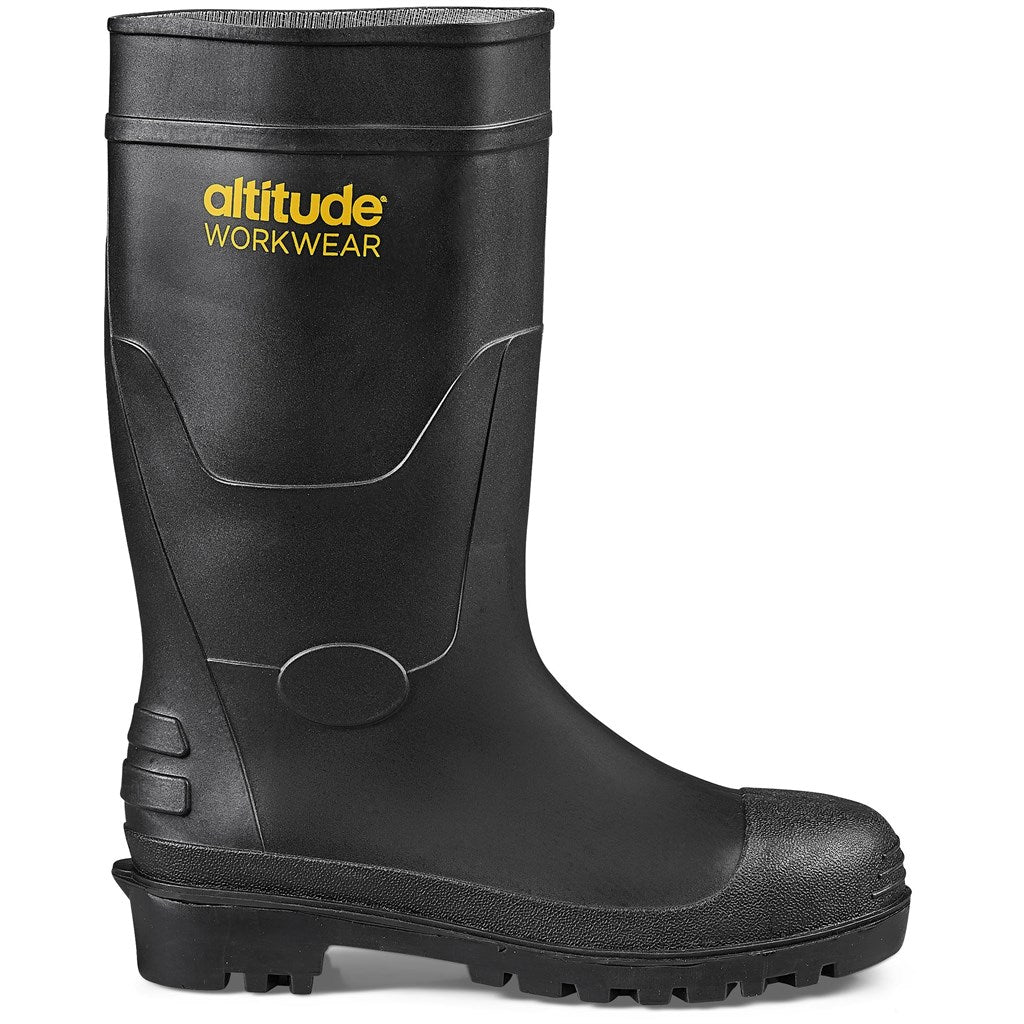 Power Gumboot Steel Toe Cap in Black — Print Fast Express