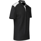 Mens Apex Golf Shirt in Black - Print Fast Express