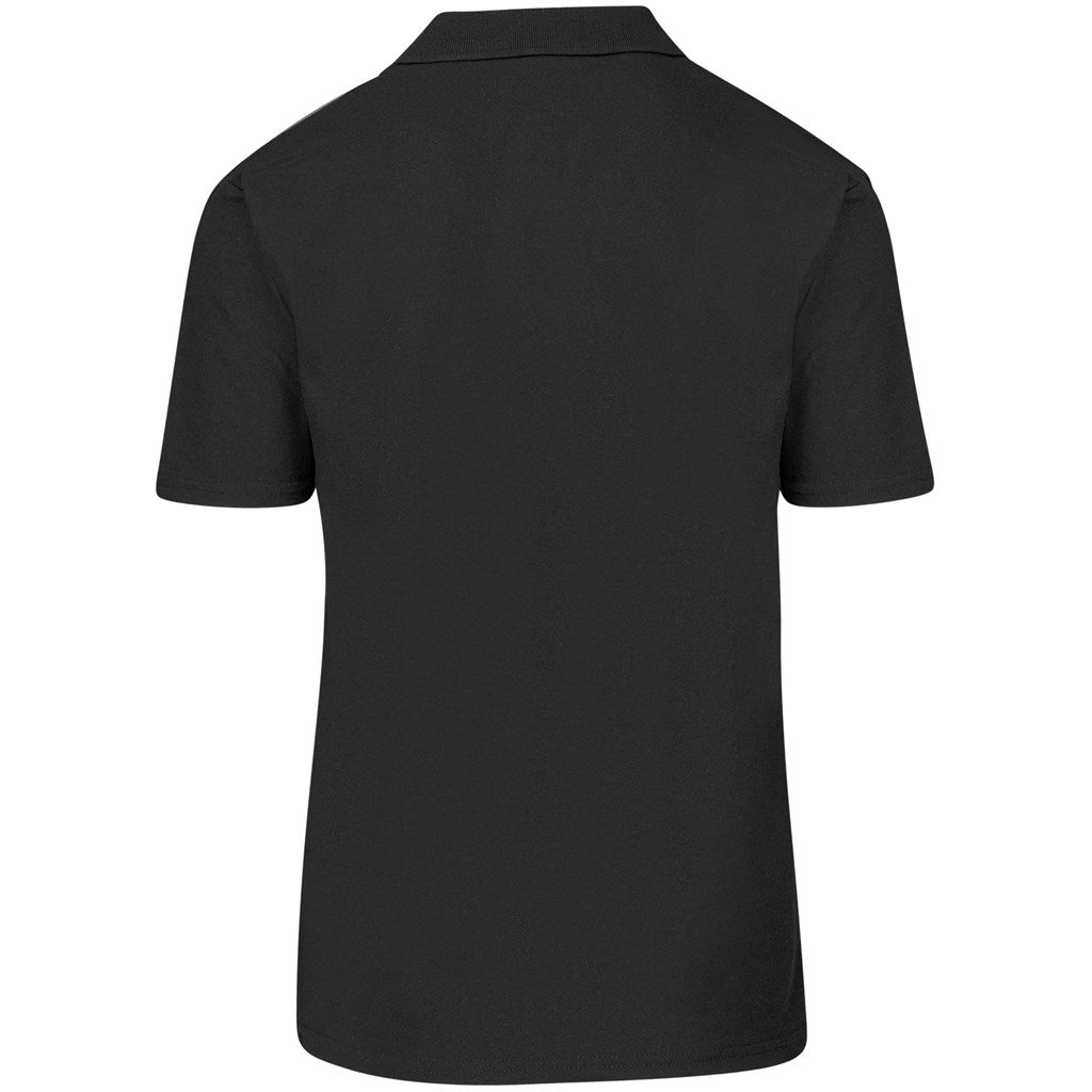 Mens Apex Golf Shirt in Black Red - Print Fast Express