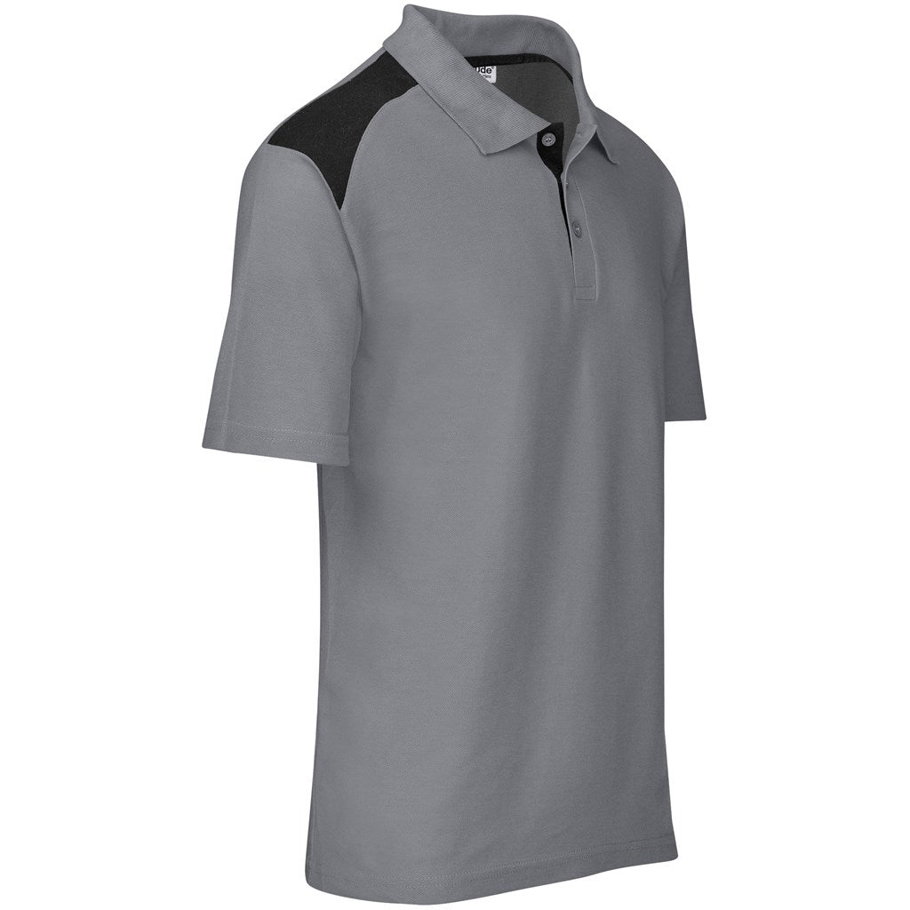 Mens Apex Golf Shirt in Grey - Print Fast Express