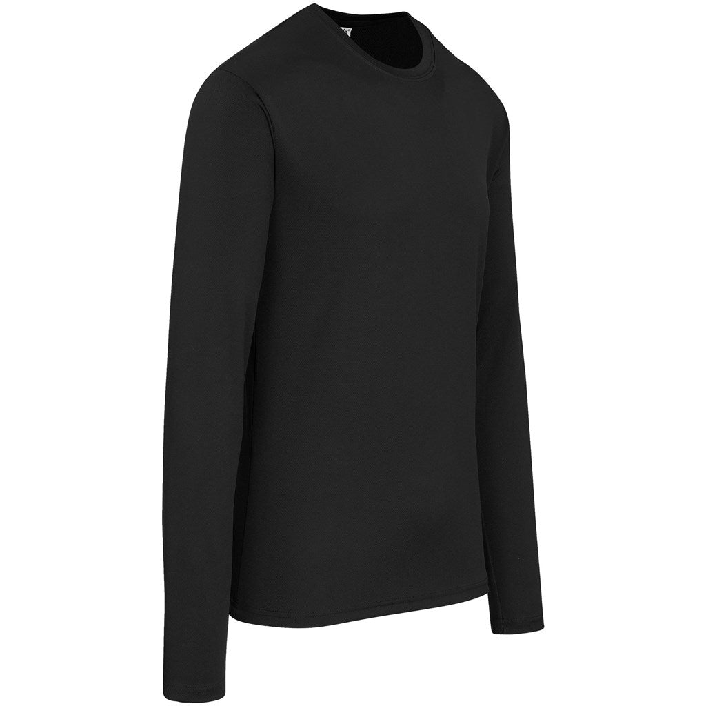 Mens Long Sleeve All Star T-Shirt in Black - Print Fast Express