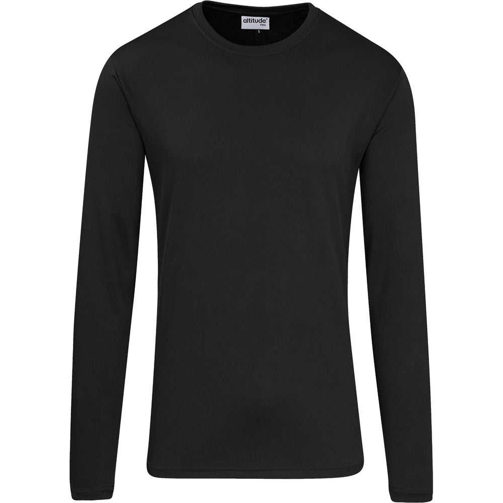 Mens Long Sleeve All Star T-Shirt in Black — Print Fast Express
