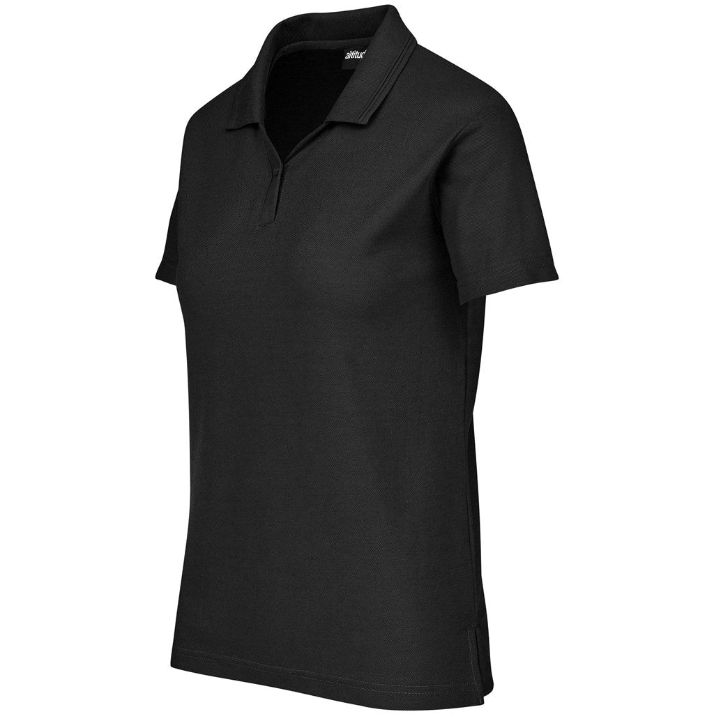 Ladies Basic Pique Golf Shirt custom branded with your logo