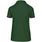 Ladies Basic Pique Golf Shirt in Dark Green - Print Fast Express