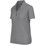 Ladies Basic Pique Golf Shirt in Grey - Print Fast Express