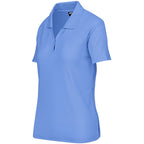 Ladies Basic Pique Golf Shirt in Light Blue - Print Fast Express