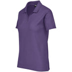 Ladies Basic Pique Golf Shirt in Purple - Print Fast Express