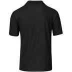 Mens Basic Pique Golf Shirt in Black - Print Fast Express