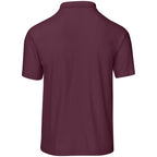 Mens Basic Pique Golf Shirt in Dark Red - Print Fast Express