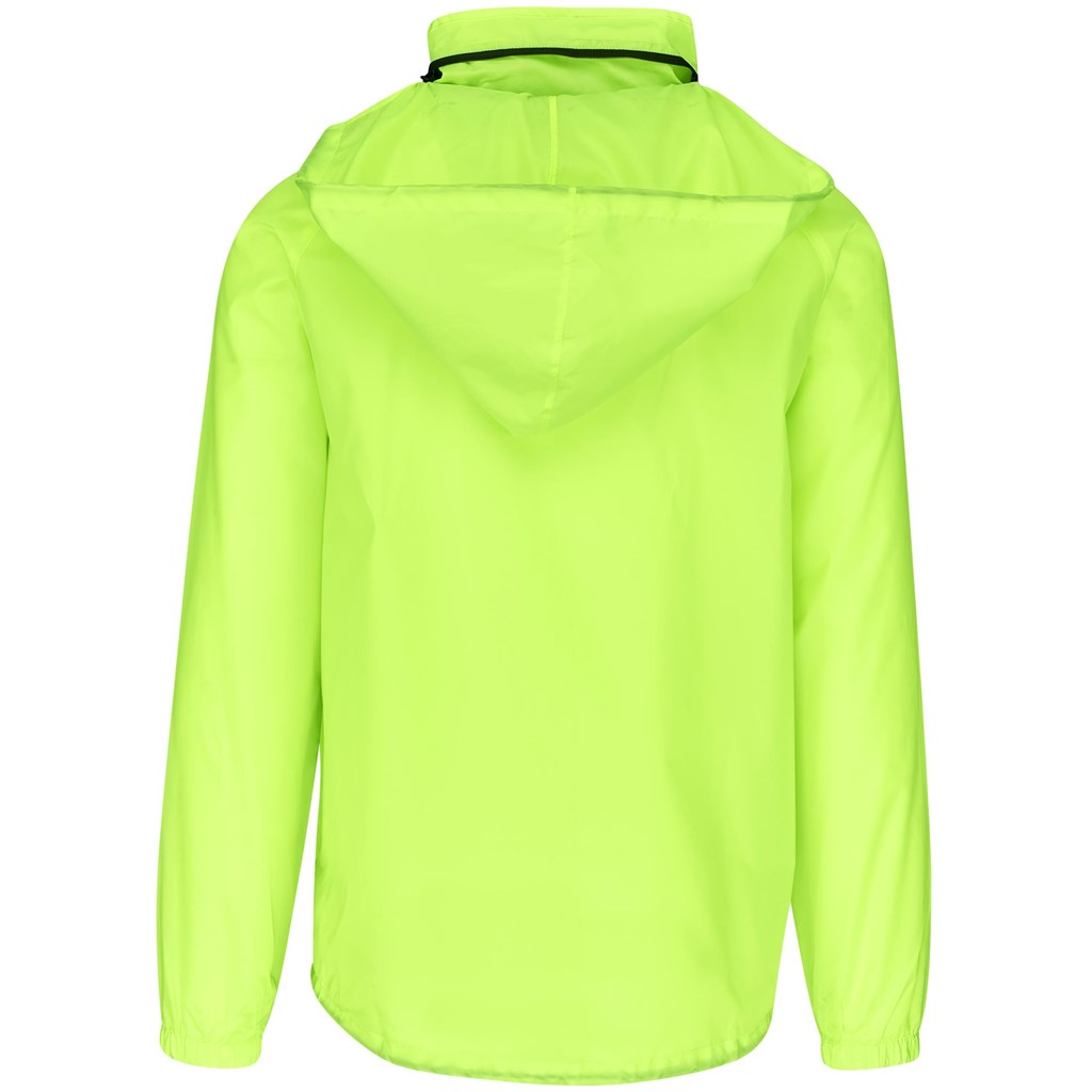 Unisex Cameroon Rain Jacket in Lime - Print Fast Express