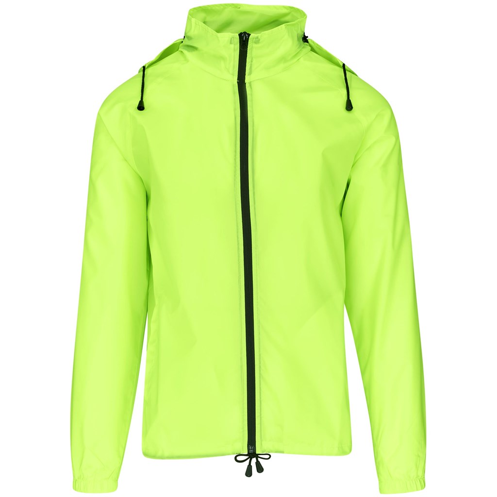 Unisex Cameroon Rain Jacket in Lime — Print Fast Express