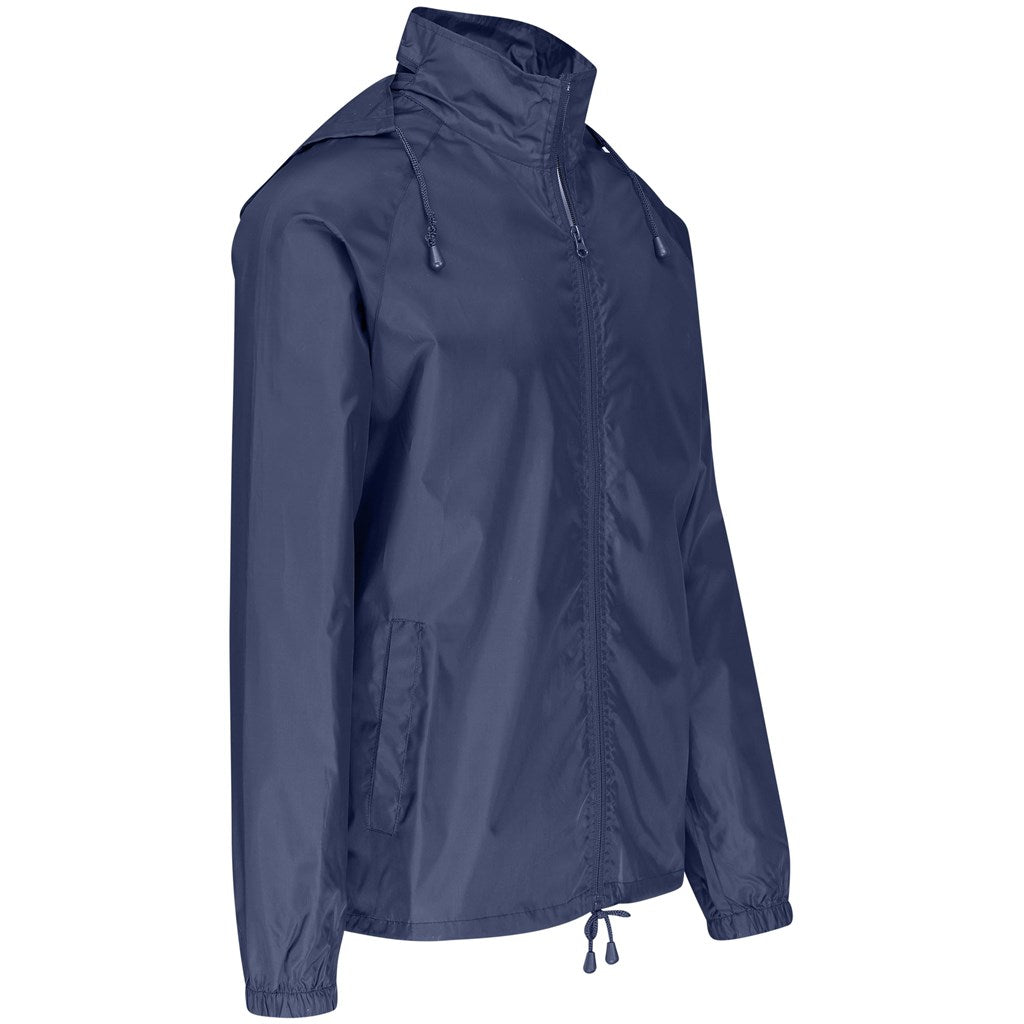Unisex Cameroon Rain Jacket in Navy - Print Fast Express