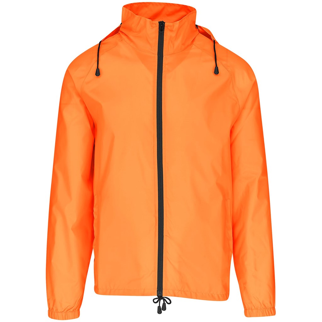 Unisex Cameroon Rain Jacket in Orange — Print Fast Express