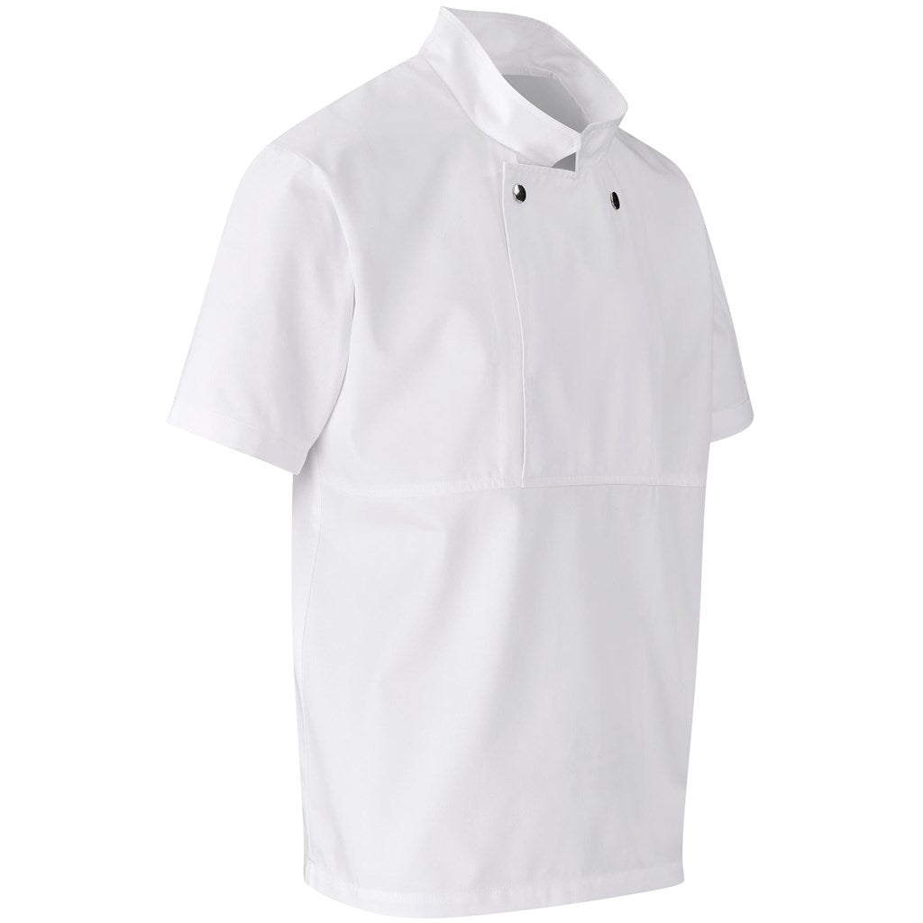 Unisex Short Sleeve Cannes Utility Top in White - Print Fast Express