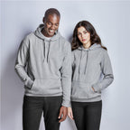 Mens Essential Hooded Sweater custom branded with your logo