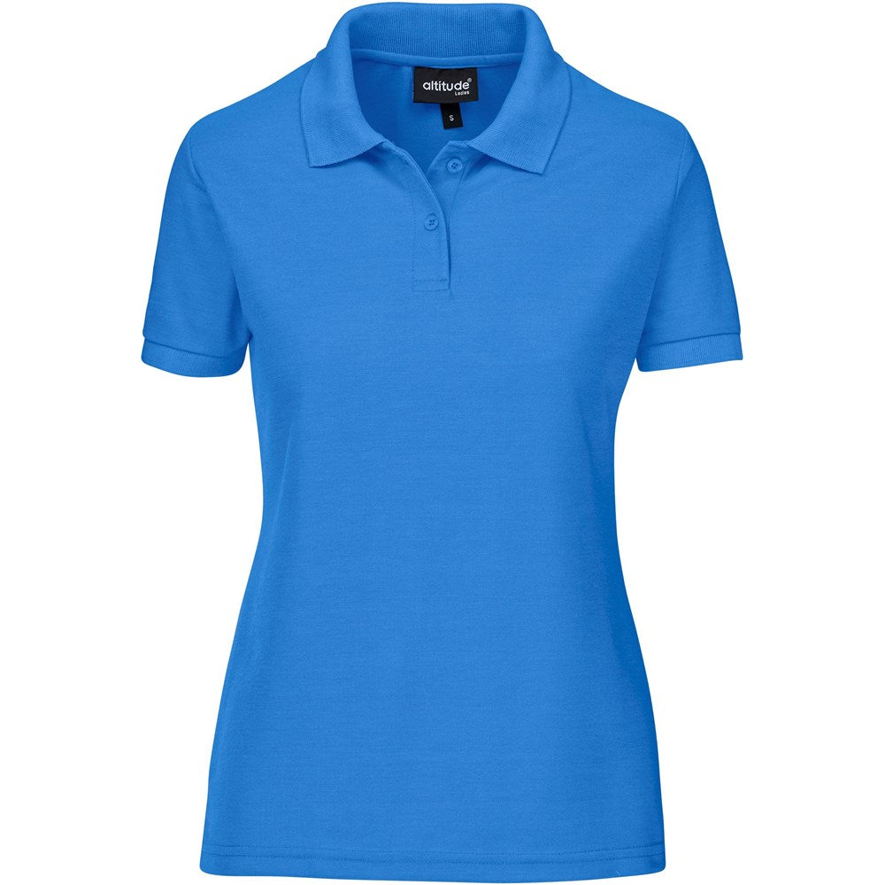 Ladies Everyday Golf Shirt in Aqua — Print Fast Express