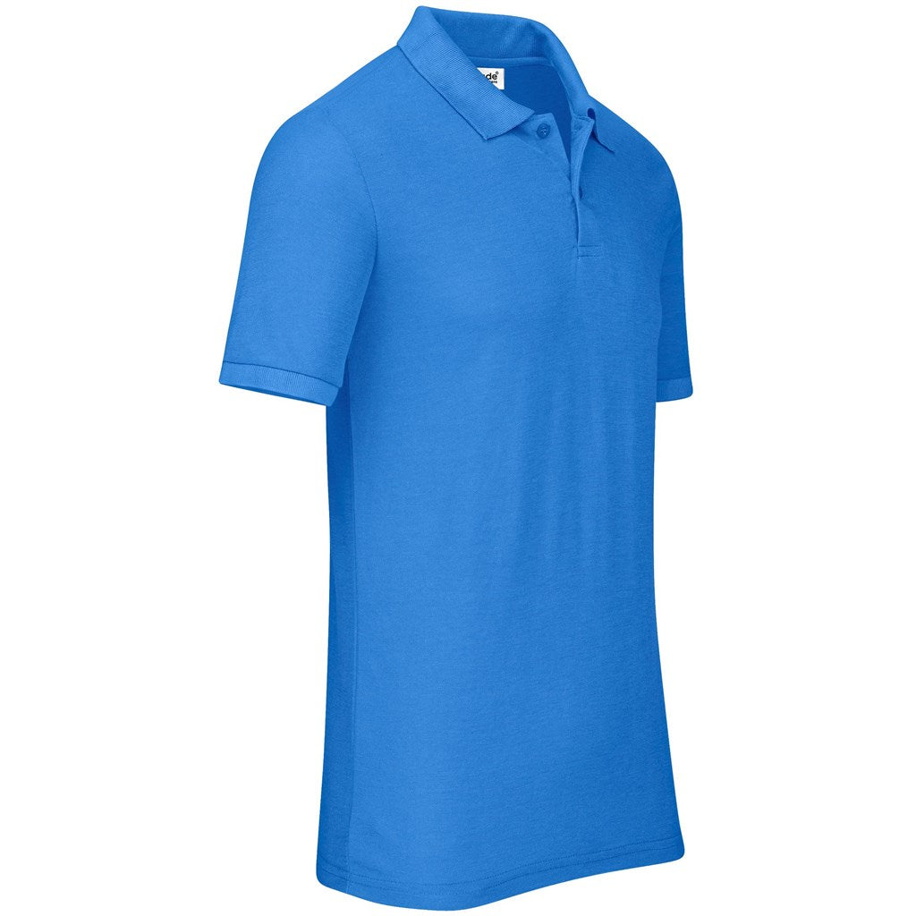 Mens Everyday Golf Shirt in Aqua - Print Fast Express
