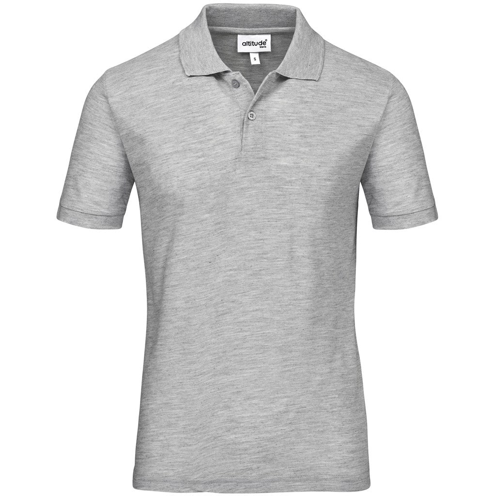 Mens Everyday Golf Shirt in Grey — Print Fast Express