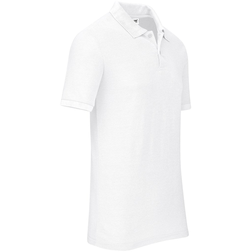 Mens Everyday Golf Shirt in White - Print Fast Express