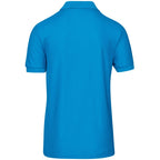 Mens Exhibit Golf Shirt in Aqua - Print Fast Express