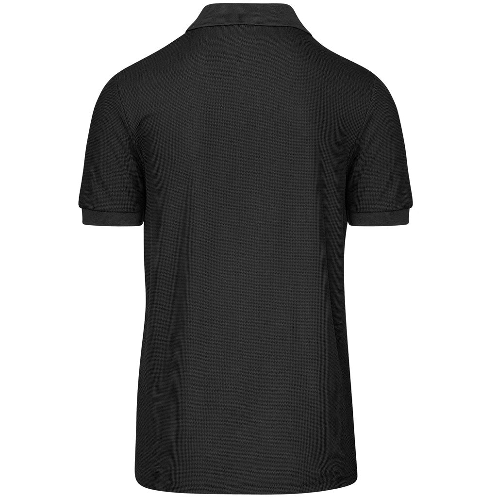 Mens Exhibit Golf Shirt in Black - Print Fast Express