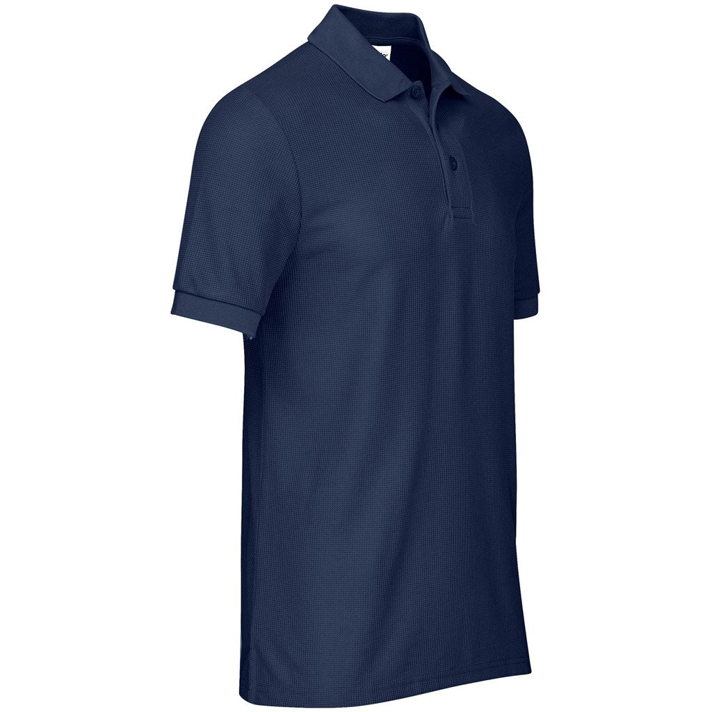 Mens Exhibit Golf Shirt in Navy - Print Fast Express