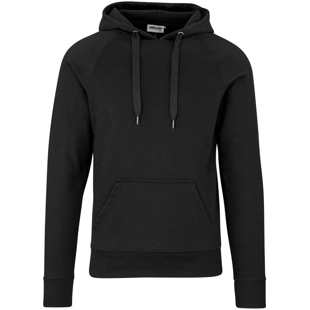 Mens Harvard Heavyweight Hooded Sweater in Black — Print Fast Express