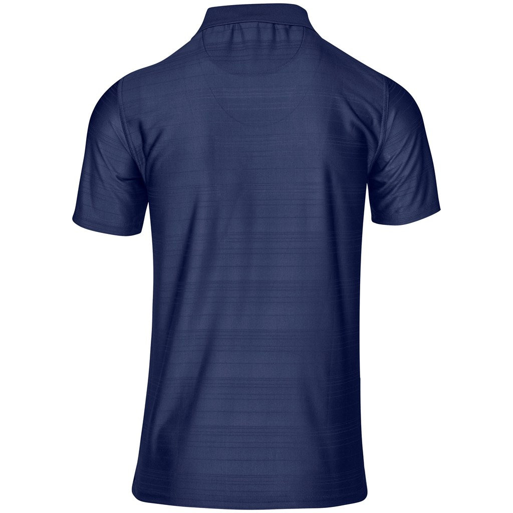 Mens Milan Golf Shirt in Navy - Print Fast Express