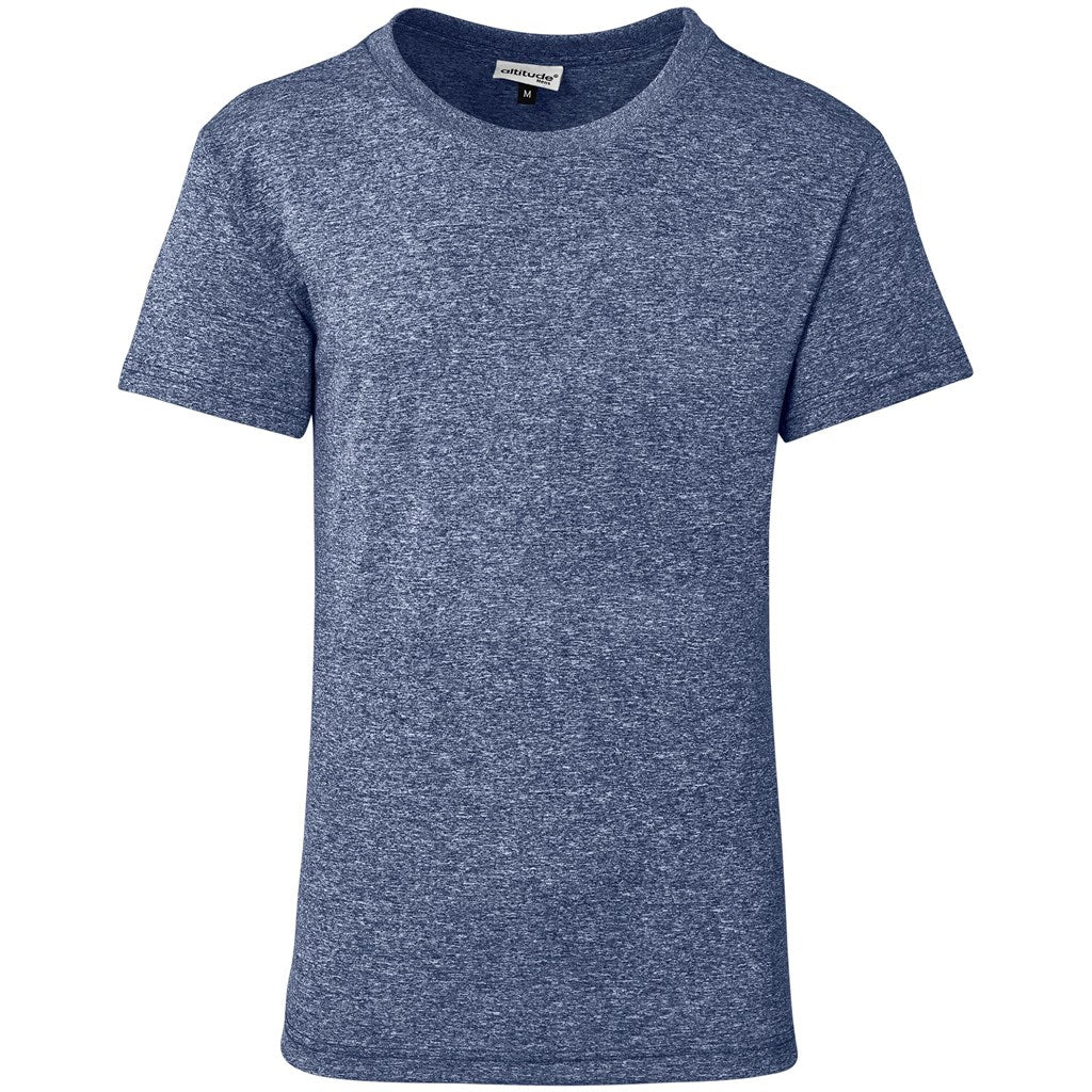 Mens Oregon Melange T-Shirt in Navy — Print Fast Express