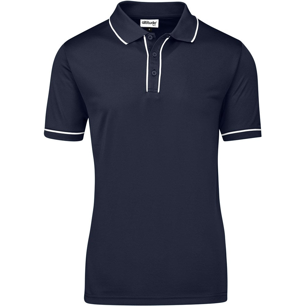 Mens Osaka Golf Shirt in Navy — Print Fast Express