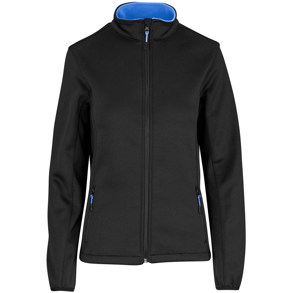 Ladies Palermo Softshell Jacket in Aqua — Print Fast Express