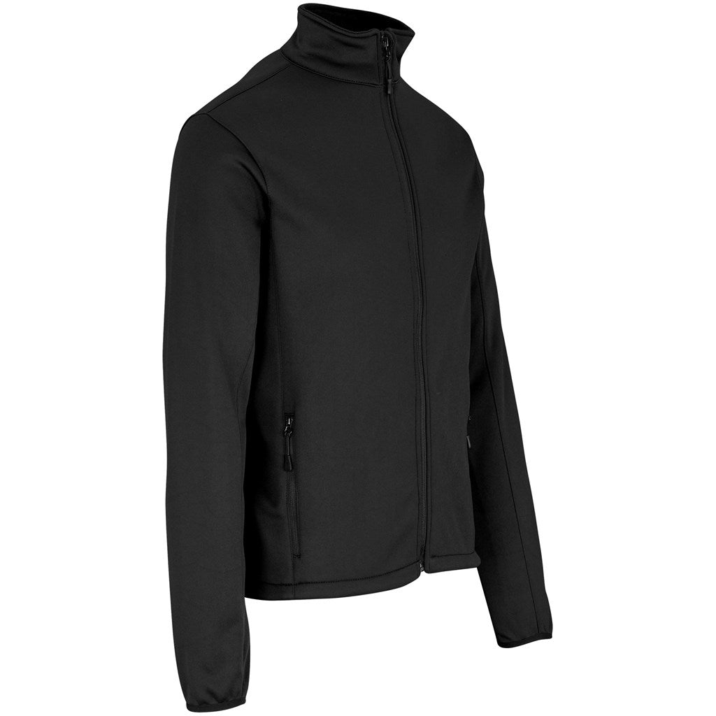 Mens Palermo Softshell Jacket in Black - Print Fast Express